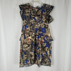 Sezane Alexane Dress Womens Size US 6 EU 38 100% Cotton